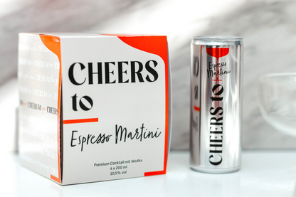 CHEERSto Espresso Martini in der Dose